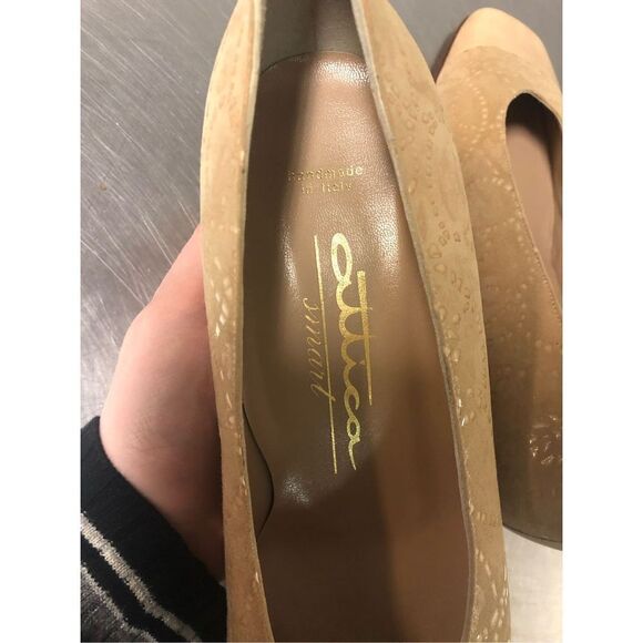 Attica Smart Women’s Italian Tan Pump Heels Size EU 37 (6.5) - Picture 8 of 11